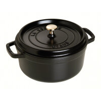 Staub - La Cocotte rund Ø 22 cm, schwarz,...