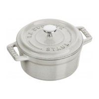 Staub La Cocotte rund Ø 10 cm, weisser...