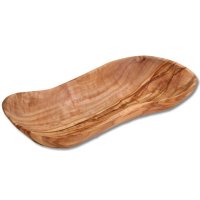 Schale oval (Wellenform) Olivenholz, ca. 23 x 10 cm, 14206