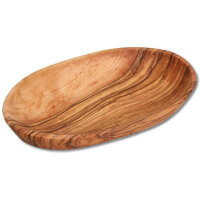 Schale oval Olivenholz, ca. 18 x 11 cm, Art. Nr. 14205