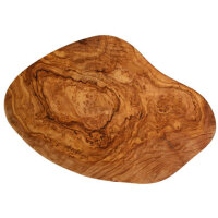 Schneidbrett klein, Naturschnitt Olivenholz, ca. 25-28 cm...