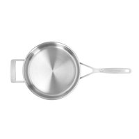Demeyere Industry - niedriger Stieltopf, 24 cm, 67424A+67524 / 1029685