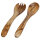 Salad servers olive wood, ca. 25 cm (9.8 ), art. no. 14109