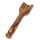 Scoop olive wood with handle, ca. 8-9 cm (3.1  - 3.5 ), art. no. 14107