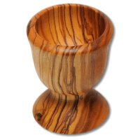 Eierbecher mit Fuß Olivenholz, ca. 6 cm, Art. Nr....