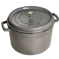 Staub La Cocotte rund Ø 24 cm, hoch, Graphitgrau,...