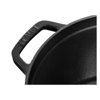 Staub La Cocotte, Ø 24 cm, round, high, black, 40502-285 / 12502423