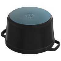 Staub La Cocotte, Ø 24 cm, round, high, black, 40502-285 / 12502423