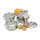 Demeyere Minitopfset mit Deckeln (4 Stück); Ø 12 cm; Art. Nr. SET84012