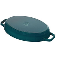 Staub - Servierplatte mit Deckel, 32 cm, La Mer, 40501-125 / 11223337