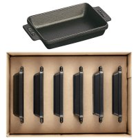 Staub 6 pcs. set Mini dish, rectangular, 15 x 11 cm,...