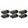 Staub - 6er Set Mini Auflaufform, rechteckig, 15 x 11 cm, schwarz, 40511-532 / 19511525