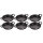 Staub - 6er Set Mini Auflaufform rund, Ø 16 cm, schwarz, 40511-533 / 19511625
