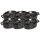 Staub - 6er Set La Cocotte oval 11 cm, schwarz, 40511-531 / 19501125