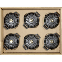 Staub - 6 pcs. set La Cocotte round Ø 10 cm,...