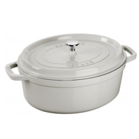 Staub - La Cocotte oval Ø 27 cm, White Truffel,...