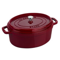 Staub - La Cocotte oval Ø 29 cm, Bordeaux,...
