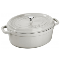 Staub - La Cocotte oval Ø 37 cm, White Truffel,...