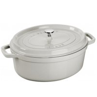 Staub La Cocotte oval Ø 31 cm, Weisser Trueffel,...