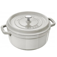 Staub - La Cocotte rund Ø 22 cm, Weisser Trueffel,...