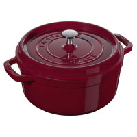 Staub - La Cocotte rund Ø 24 cm, bordeaux,...