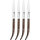 Zwilling steak knife set 4 pieces, dark oak wood, 39161-000 / 1003040