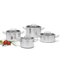 Spring - Brigade Basic Set 4 pieces, with glass lids,...