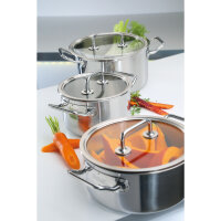 Spring - Brigade Basic Set 4 pieces, with glass lids,...