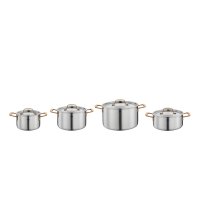 Spring Gourmet Roségold Topf-Set 4-tlg.,...