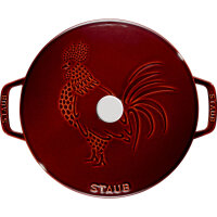 Staub - Cocotte / Bräter La Marmite mit Hahn-Dekor, Ø 24 cm, 40501-015 / 11752487