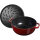 Staub - Cocotte / Bräter La Marmite mit Hahn-Dekor, Ø 24 cm, 40501-015 / 11752487