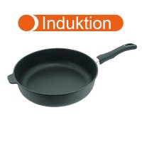 Gundel Gusspfanne hoch, für Induktion, fester Stiel,...