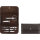 Zwilling Beauty - Maniküre Classic Inox Druckknopf-Etui, braun, 5-tlg., 97688-007