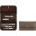 Zwilling Beauty - Maniküre Classic Inox Druckknopf-Etui, fango, 5-tlg., 97688-009