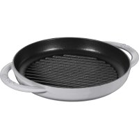 Staub Grillpfanne, rund, Ø 22 cm, graphitgrau,...