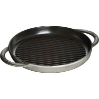 Staub Grillpfanne, rund, Ø 26 cm, graphitgrau,...