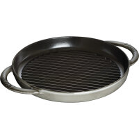 Staub - Grillpfanne, rund, Ø 26 cm, graphitgrau,...