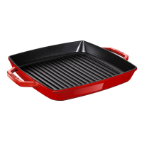 Staub - Grillpfanne, rechteckig, 33 cm, kirschrot,...