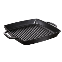 Staub - Grillpfanne, rechteckig, 33 cm, schwarz,...