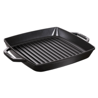 Staub - grill pan, rectangular, 28 cm, black, 40511-683 /...