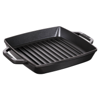 Staub - grill pan, rectangular, 23 cm, black, 40511-728 /...