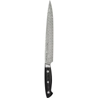 Bob Kramer Euro Stainless Damascus Slicing knife, 230 mm,...