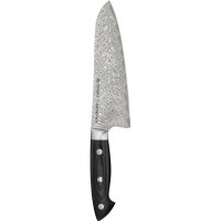 Bob Kramer Euro Stainless Damascus Santoku knife, 180 mm,...