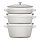 Staub cookware set, 3-piece, round, white truffle, 40508-388