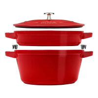 Staub - cookware set, 2-piece, round, Cherry, 40508-384 /...