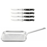 Demeyere + Zwilling - Steakprofi-Set - 5-teilig, SETDEZW1