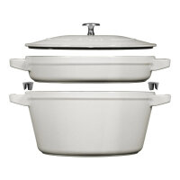 Staub - cookware set, 2-piece, round, White Truffle,...