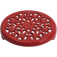 Staub - Trivet lily Ø 23 cm / 9 in, cherry red,...