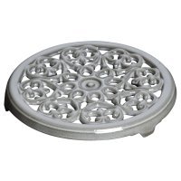 Staub Topfuntersetzer Lilie Ø 23 cm, graphitgrau,...