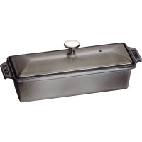 Staub - Terrinenform, rechteckig, graphitgrau, 40509-574...
